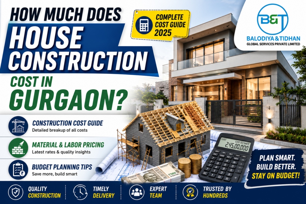 House Construction Cost in Gurgaon?