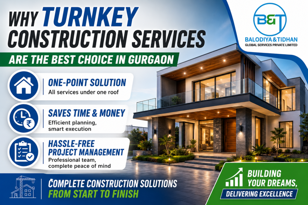 Why Turnkey Construction Services Are the Best Choice in Gurgaon